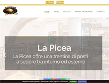 Tablet Screenshot of pizzerialapicea.info